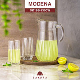 پارچ و لیوان آبخوری ساکورا مدل مودنا